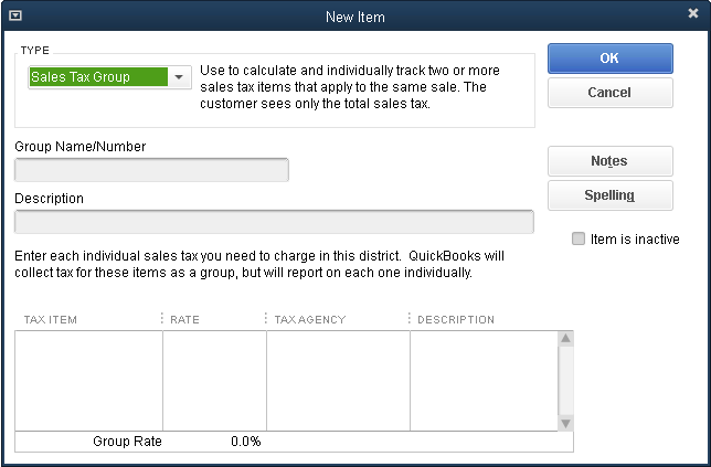 Setting Up Sales Tax In Quickbooks Desktop Help Center